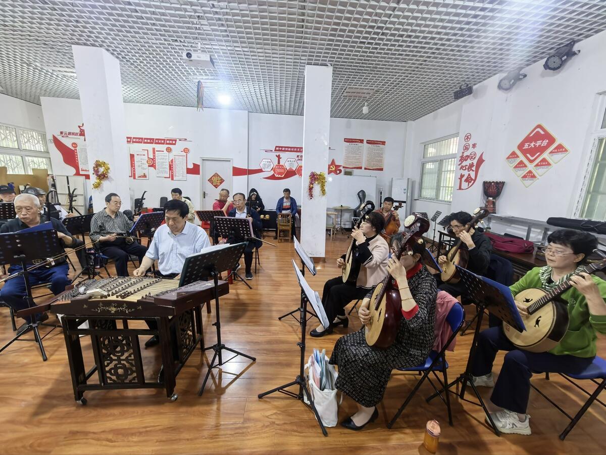 民乐班上课现场